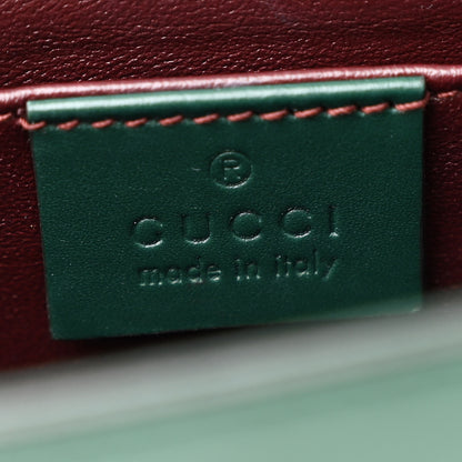 Gucci Smooth Calfskin Small Zumi Top Handle Shoulder Bag Vintage Green 6 of 12