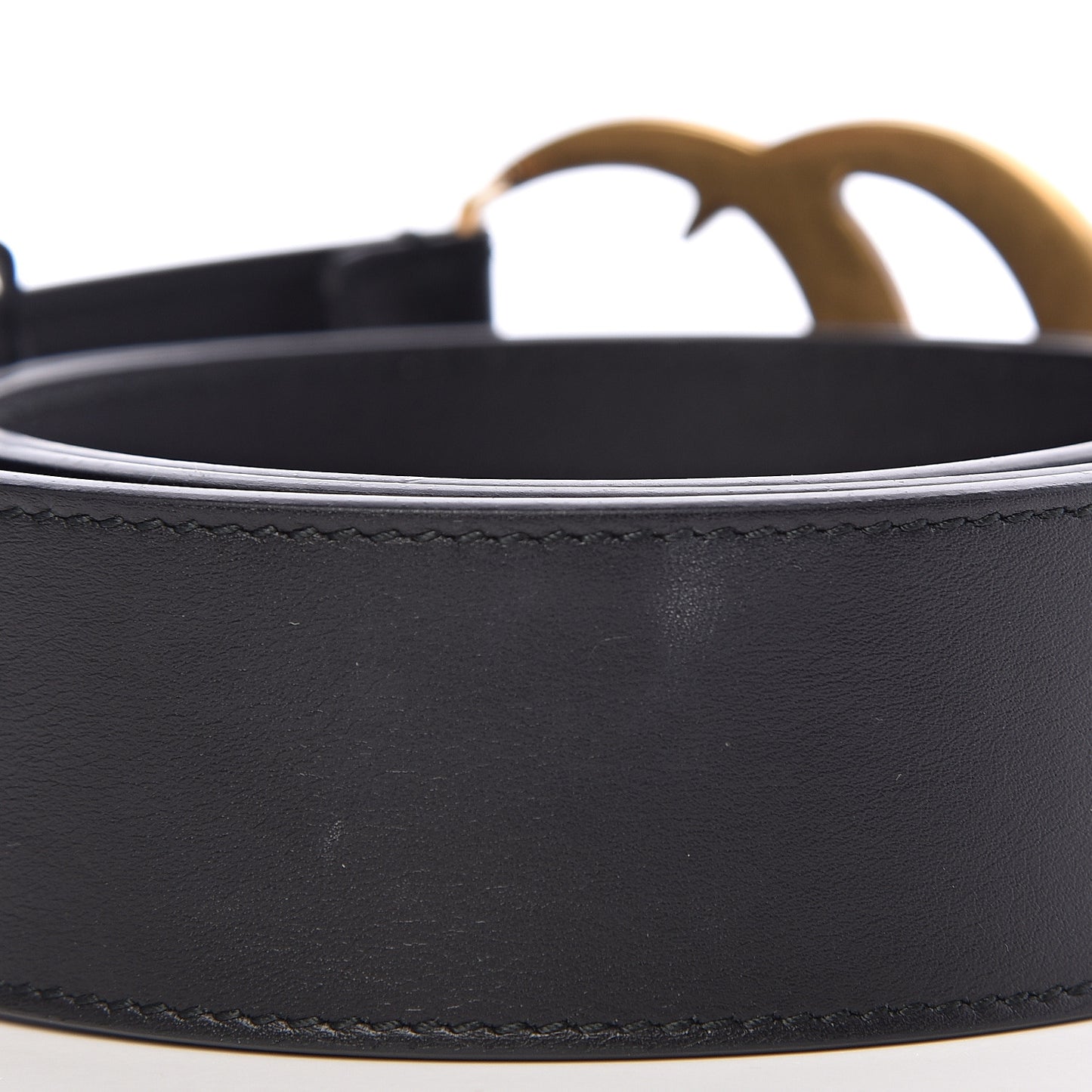 Calfskin Double G 40mm Belt 85 34 Black