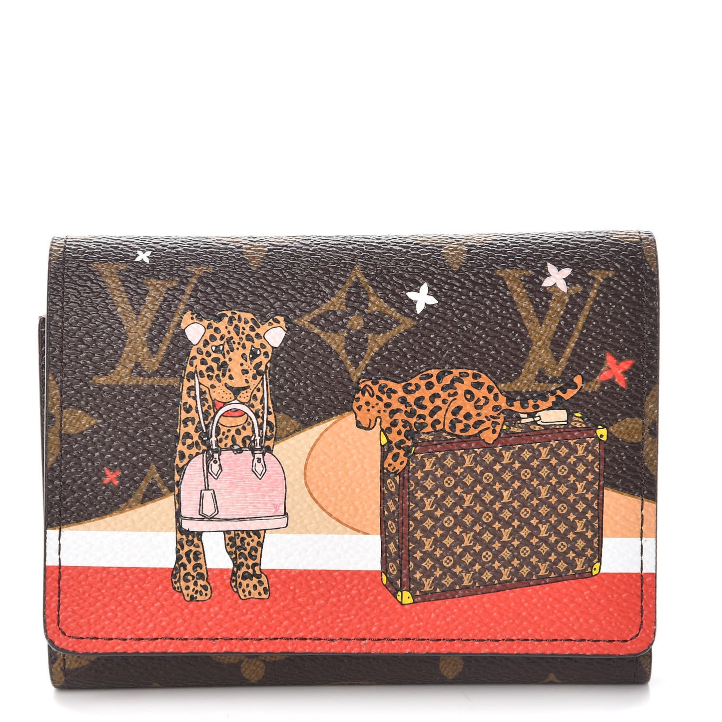 Monogram 2018 Christmas Animation Victorine Wallet