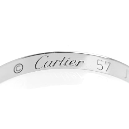 Cartier Platinum 2mm Ballerine Wedding Band Ring 57 8 4 of 5