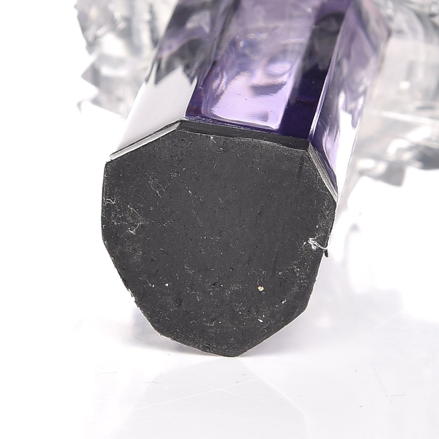 Lambskin Lucite Pump 35.5 Purple Clair