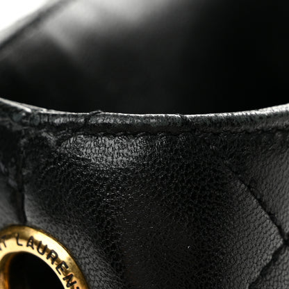 Saint Laurent Lambskin Quilted Maxi Icare Shopping Tote Black 14 of 15