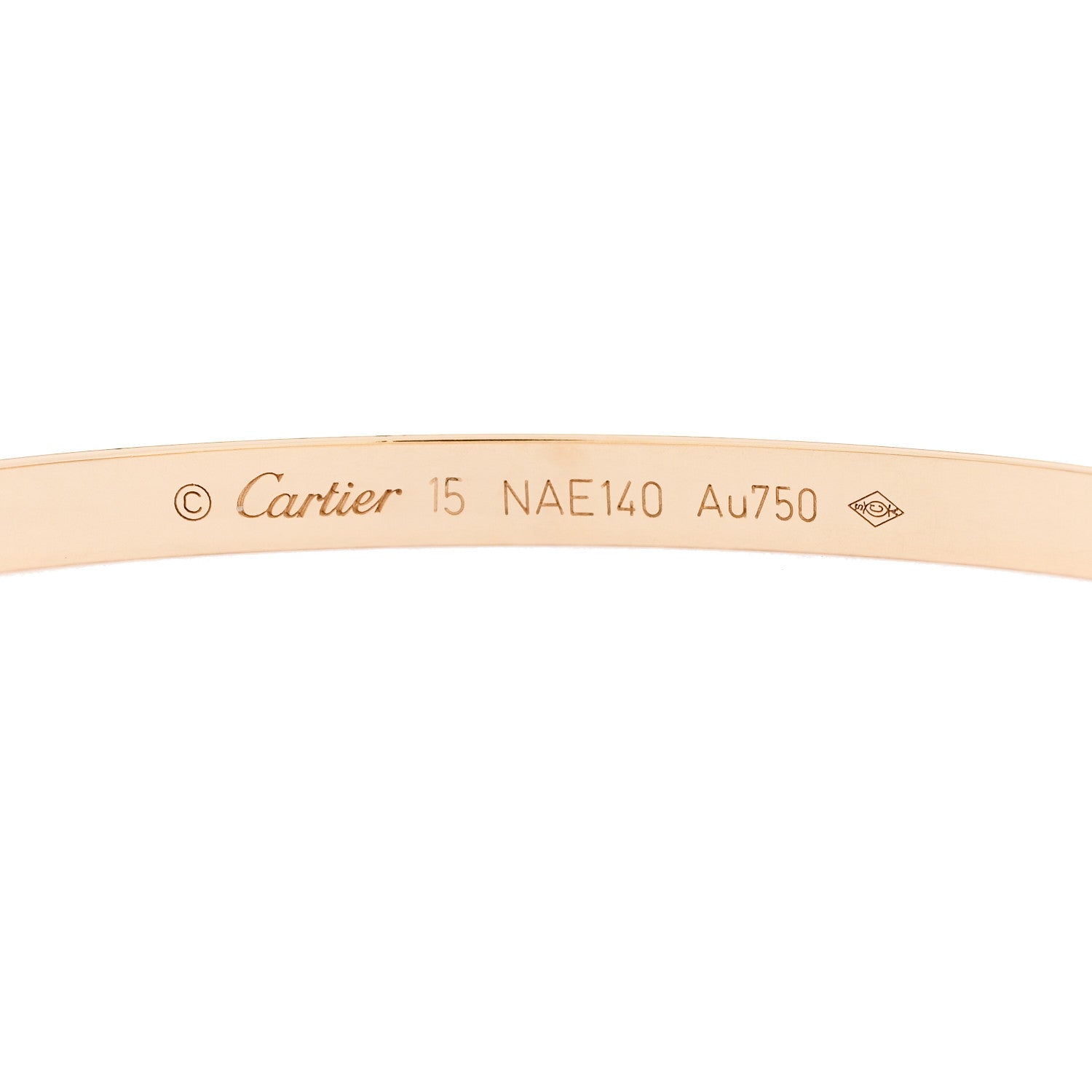 Cartier 18K Yellow Gold Small LOVE Bracelet 15 4 of 5