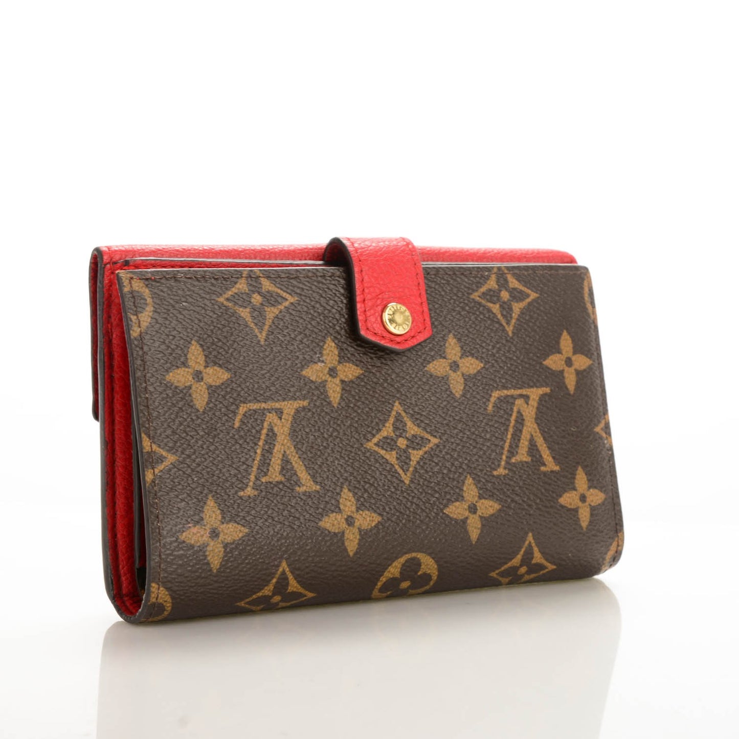 Monogram Pallas Compact Wallet Cherry