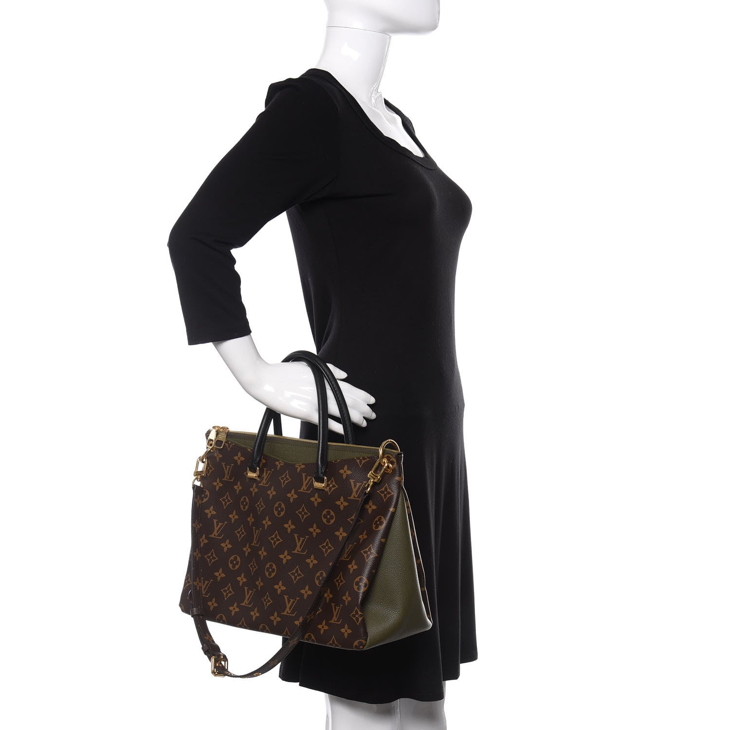 Louis Vuitton Monogram Pallas Full Kaki 3 of 10