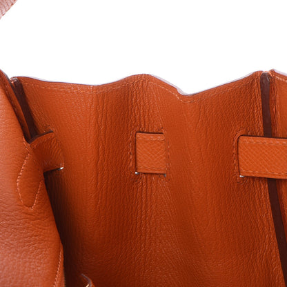 Hermes Epsom Birkin 30 Orange 26 of 36