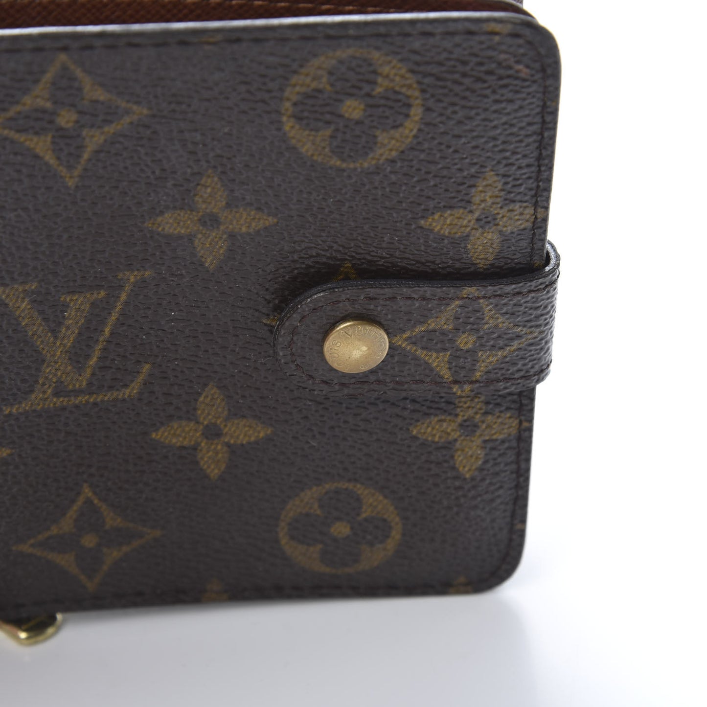 Monogram Compact Zippe Zipped Wallet