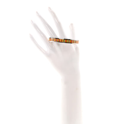 Hermes Enamel Printed Stripes Narrow Bracelet 65 5 of 5