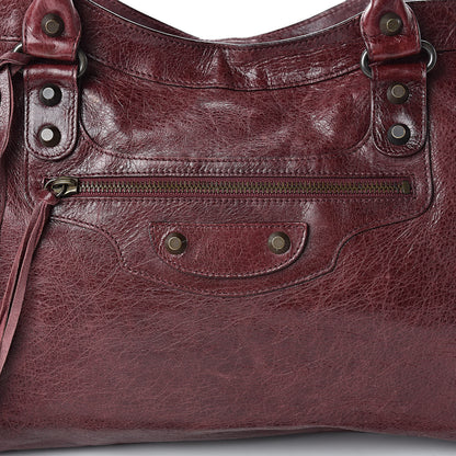 Balenciaga Agneau Classic Hardware City Dark Wine 8 of 16