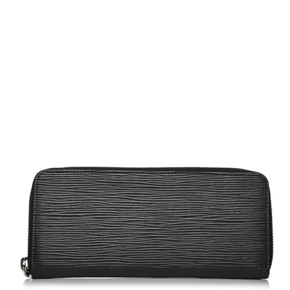 Louis Vuitton Epi Clemence Wallet Black 1 of 7