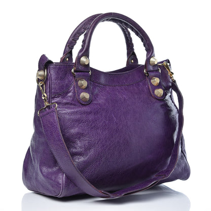 Balenciaga Agneau Giant 21 Gold Hardware Velo Dark Violet 4 of 12