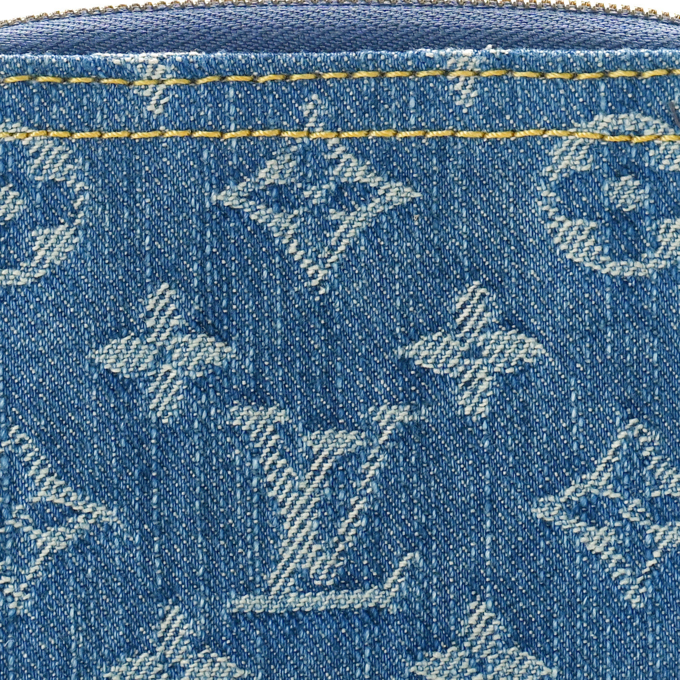 Denim Monogram New LV Remix Lou Wallet Blue