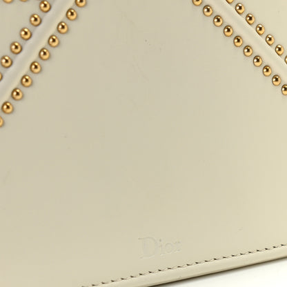 Christian Dior Lambskin Studded Small Diorama Flap Bag Off White 4 of 14