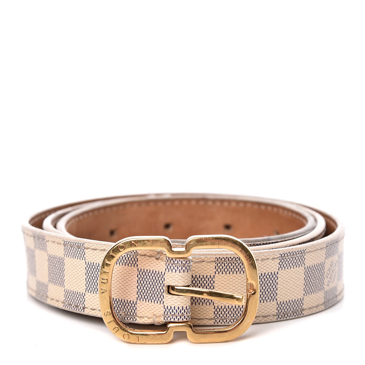 Damier Azur 25mm Mini Belt 85 34