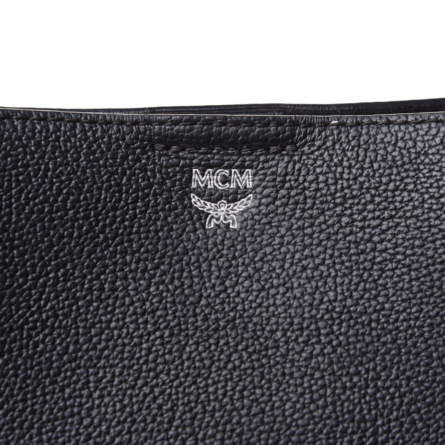 MCM Grained Calfskin Visetos Medium Sarah Hobo Black 10 of 15