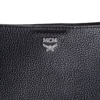 MCM Grained Calfskin Visetos Medium Sarah Hobo Black 10 of 15