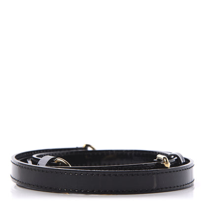 Louis Vuitton Patent 16mm Adjustable Shoulder Strap Black 2 of 4
