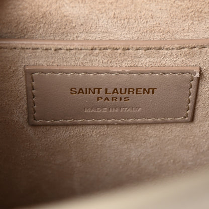 Saint Laurent Calfskin Medium Monogram Sunset  Crema Soft 6 of 9