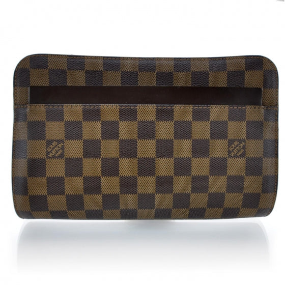 Louis Vuitton Damier Ebene Pochette Saint Louis Clutch 1 of 10