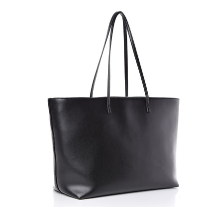 Fendi Vitello Liberty Lucido Metal Monster Eyes Medium Roll Tote Black 3 of 10