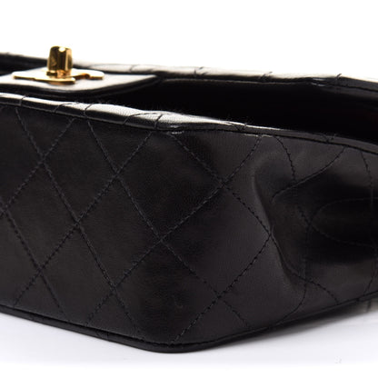 Chanel Lambskin Quilted Small Double Flap Black 10 of 15