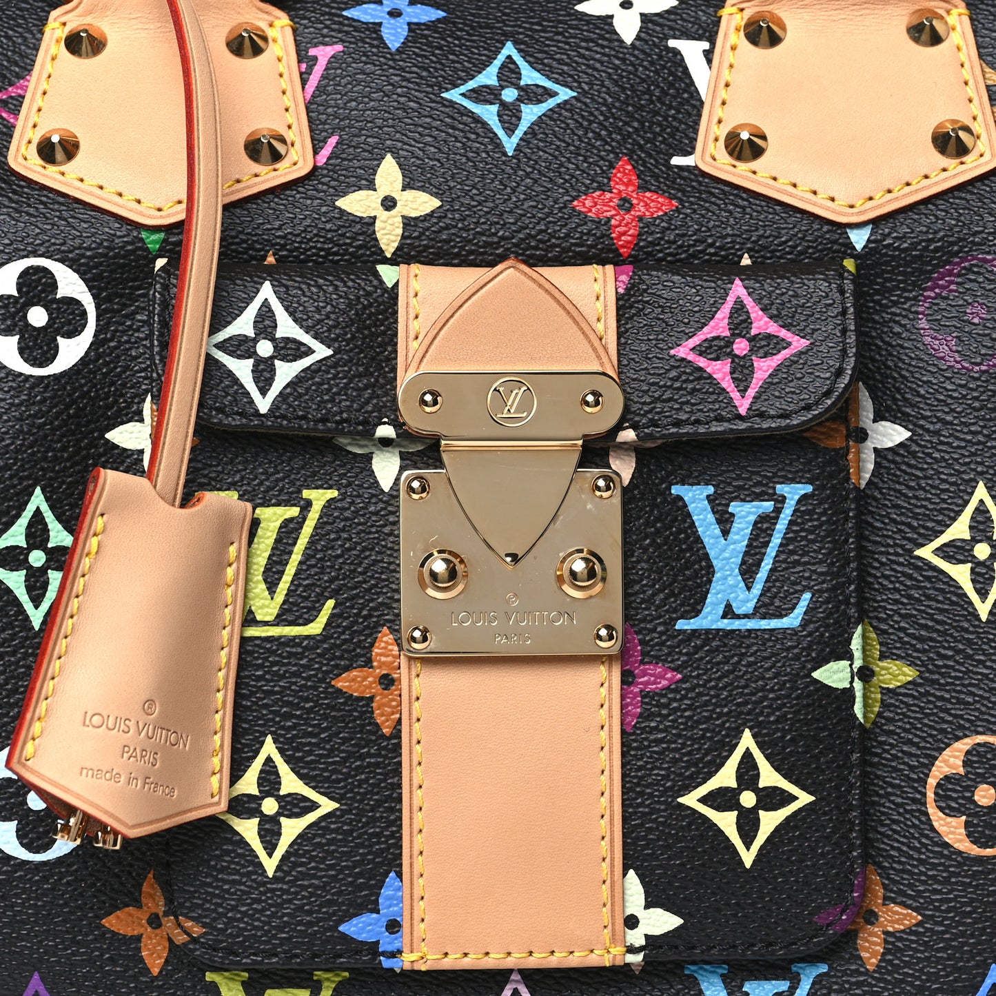 Monogram Multicolor Speedy 30 Black