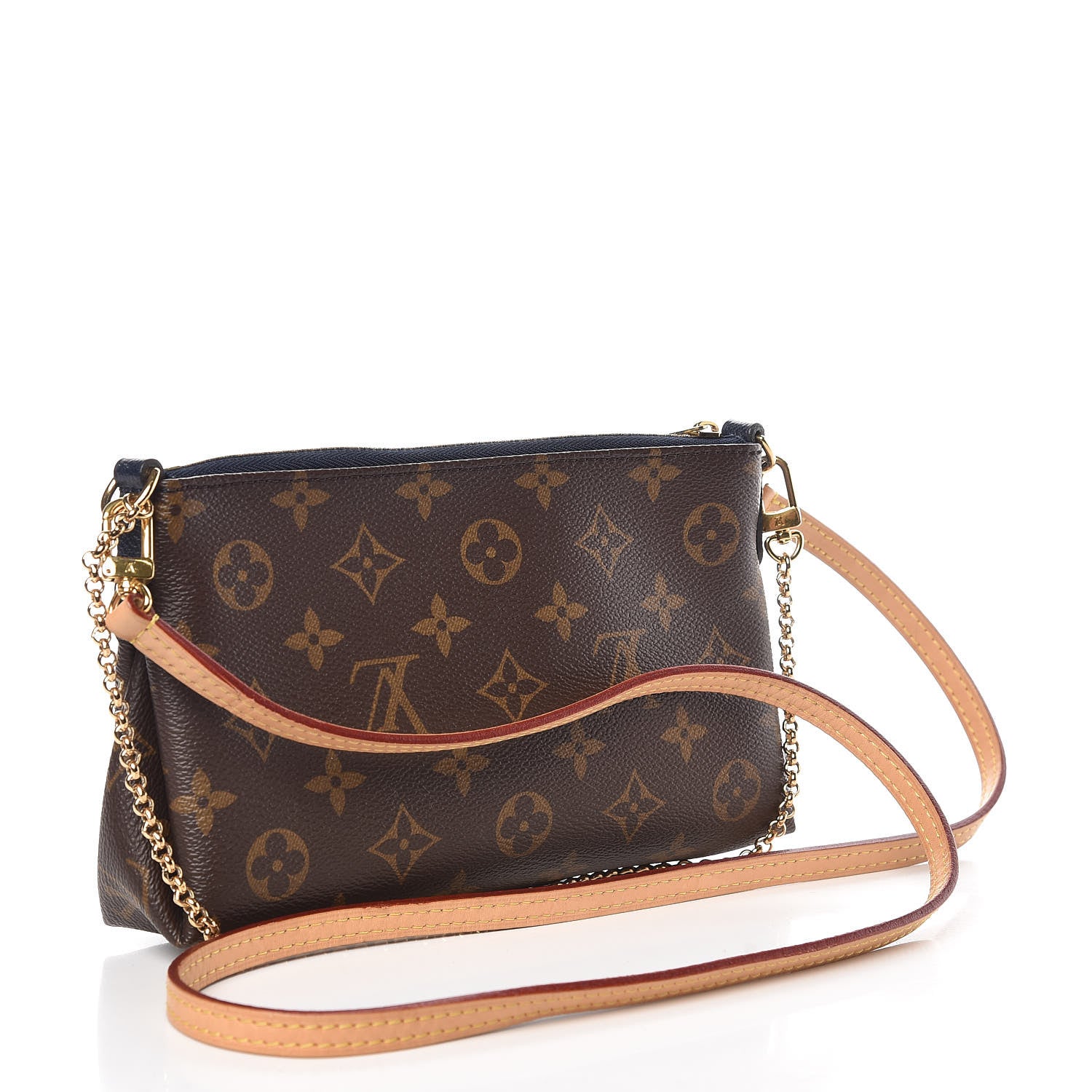 Louis Vuitton Monogram Pallas Clutch Blue Marine 3 of 9