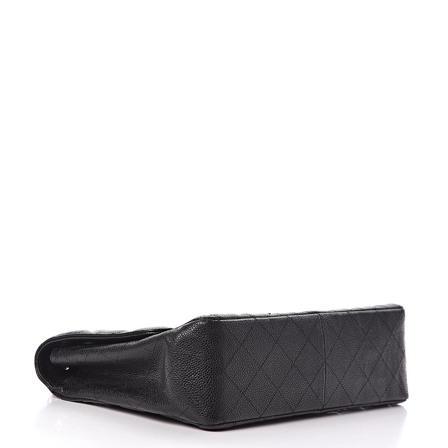 Caviar Quilted Jumbo Single Flap Black