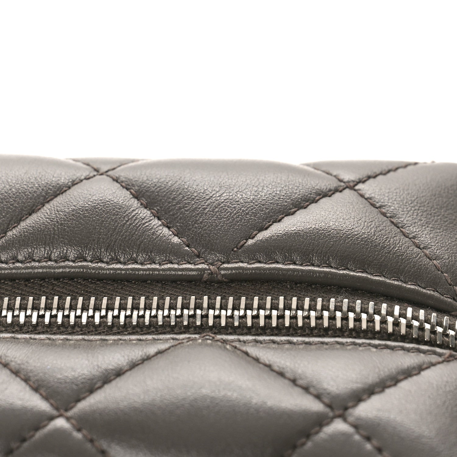 Saint Laurent Calfskin Y Quilted Monogram Small Loulou Bowling Bag Earth 10 of 10