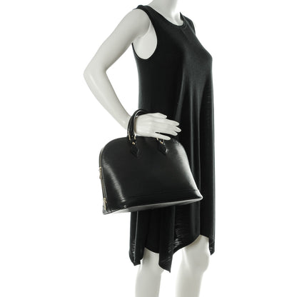 Louis Vuitton Epi Alma PM Black 2 of 7