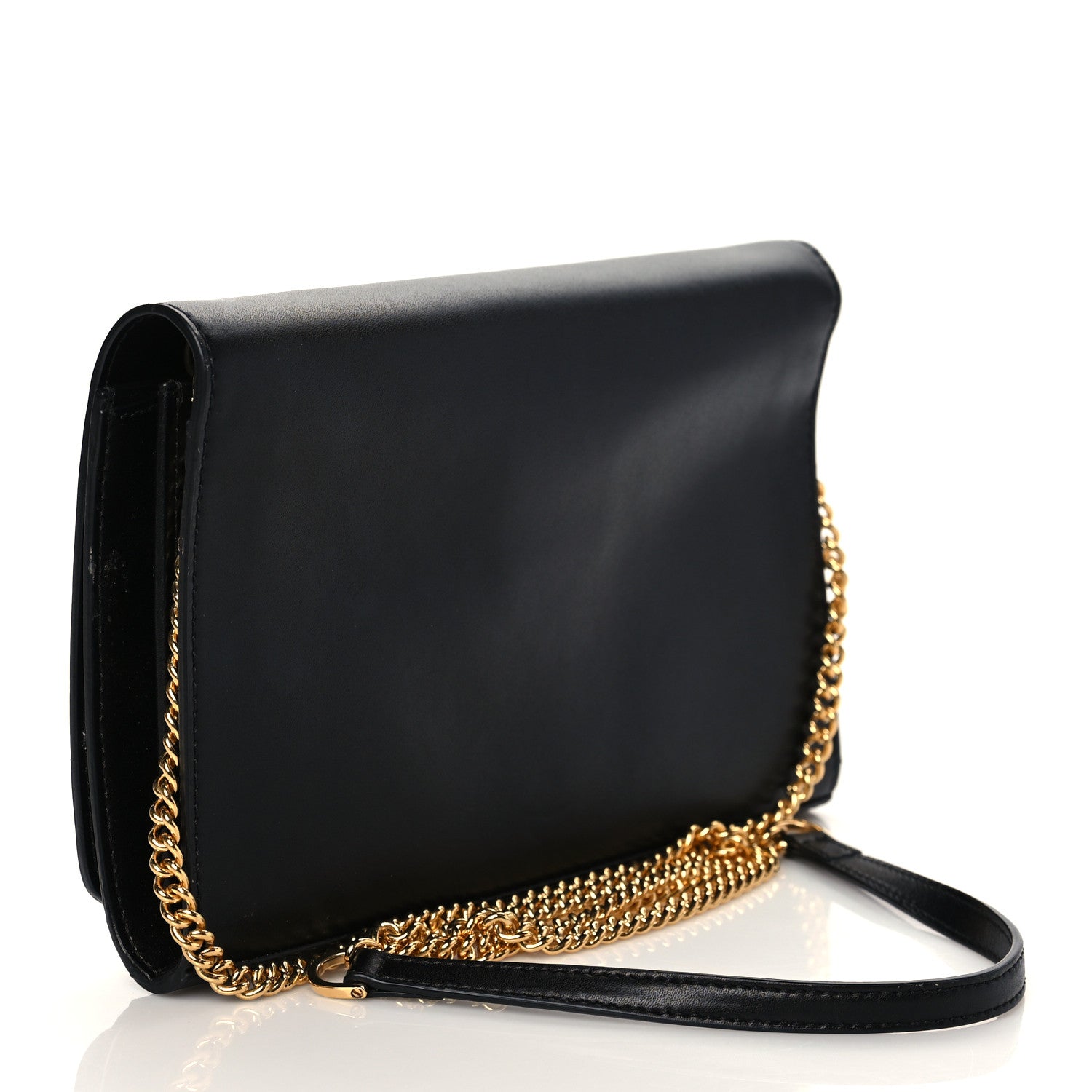 Fendi Vitello Liberty Lucido F is Fendi Wallet on Chain Black 3 of 10