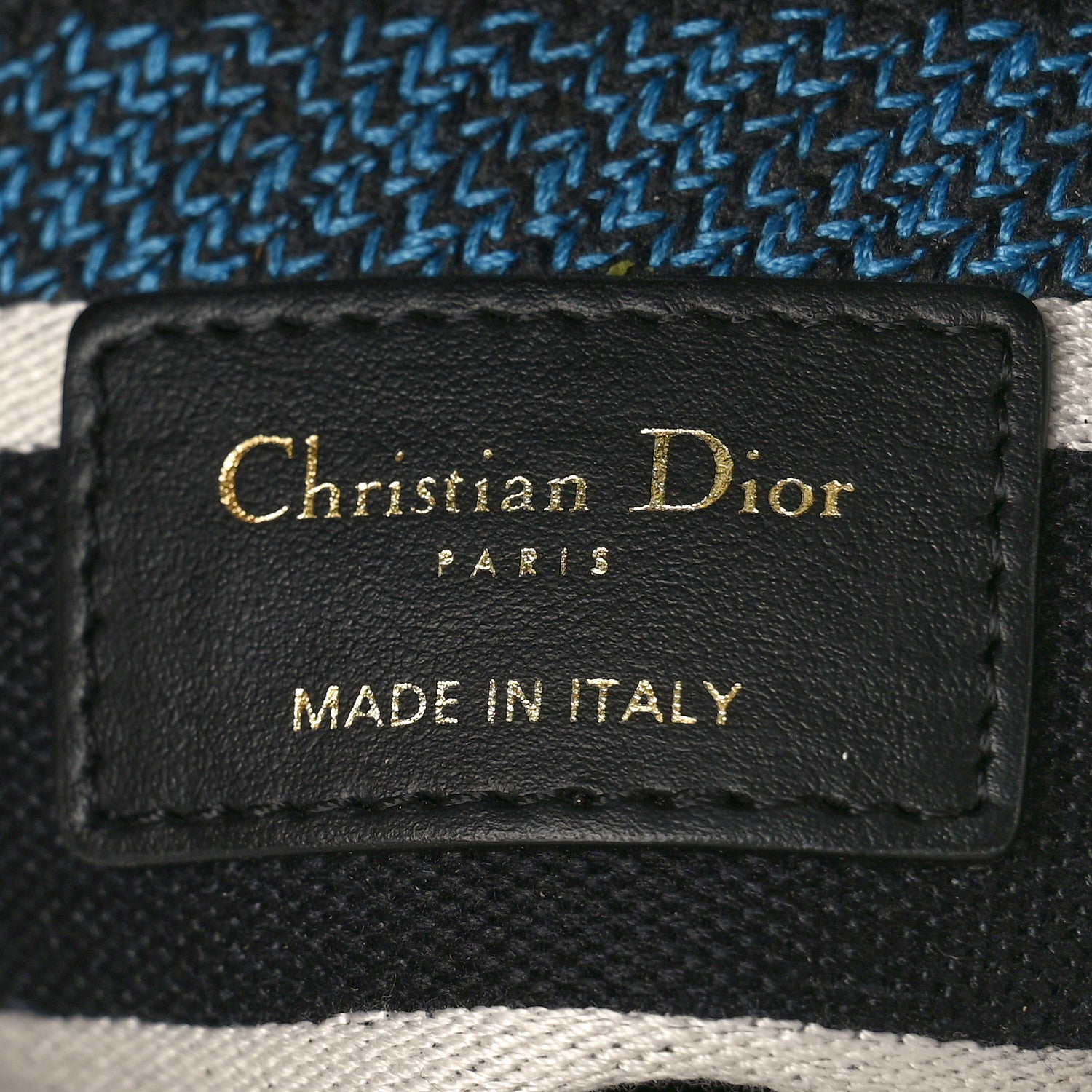 Christian Dior Canvas Embroidered Print Medium Lady D-Lite Multicolor 6 of 9
