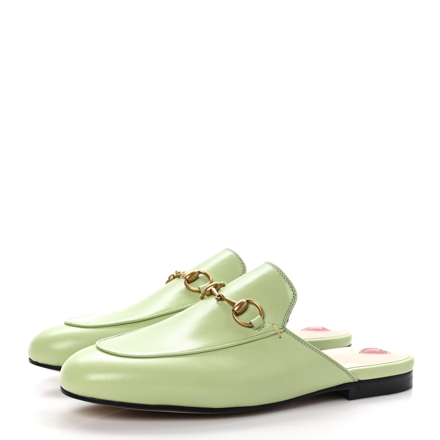 Malaga Kid Womens Princetown Slippers 37 Pistachio Green