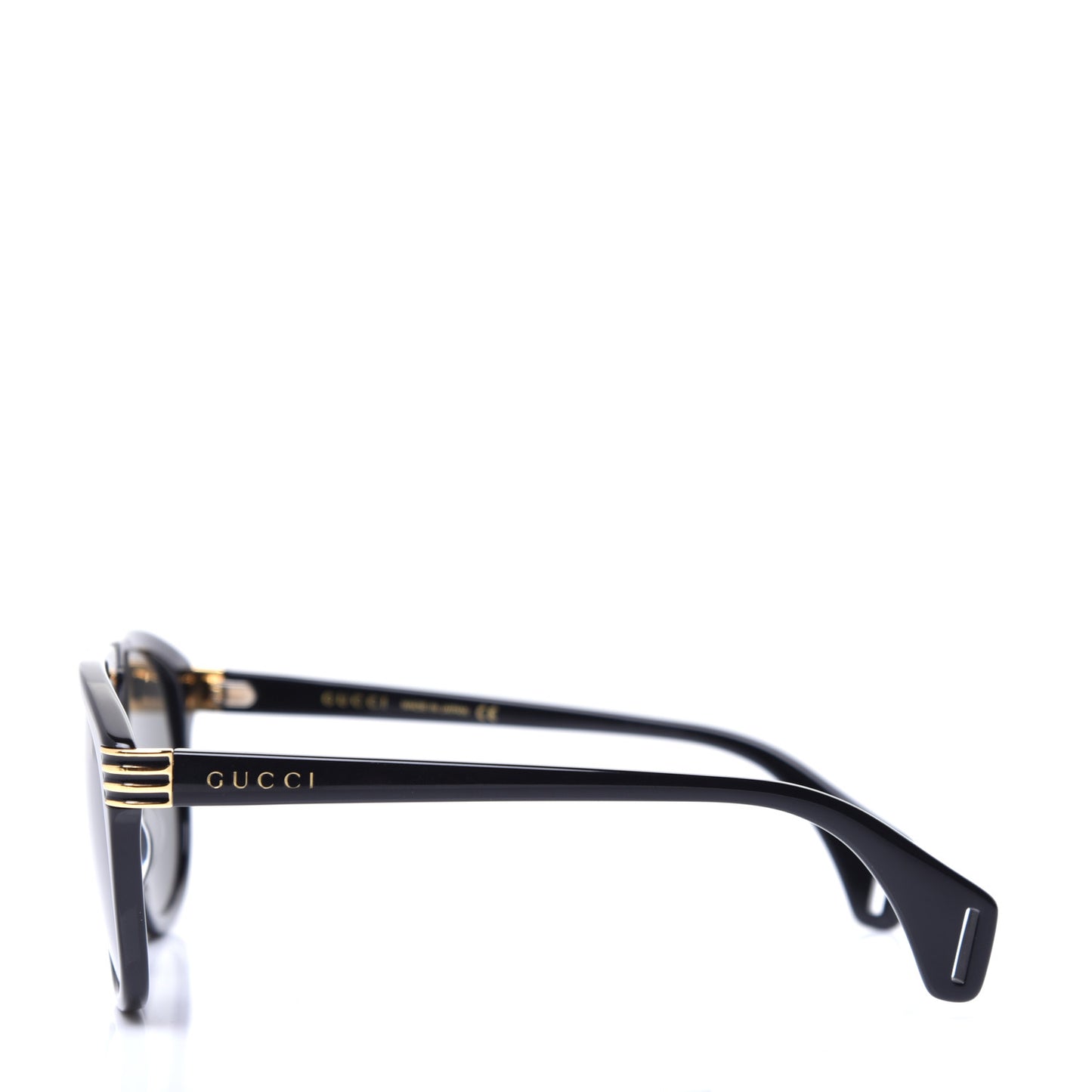 Acetate Aviator Sunglasses GG0525S Black