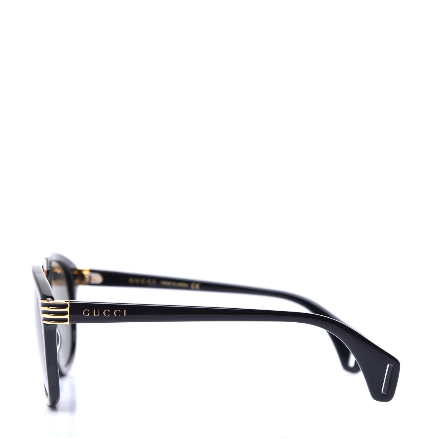 Gucci Acetate Aviator Sunglasses GG0525S Black 3 of 8