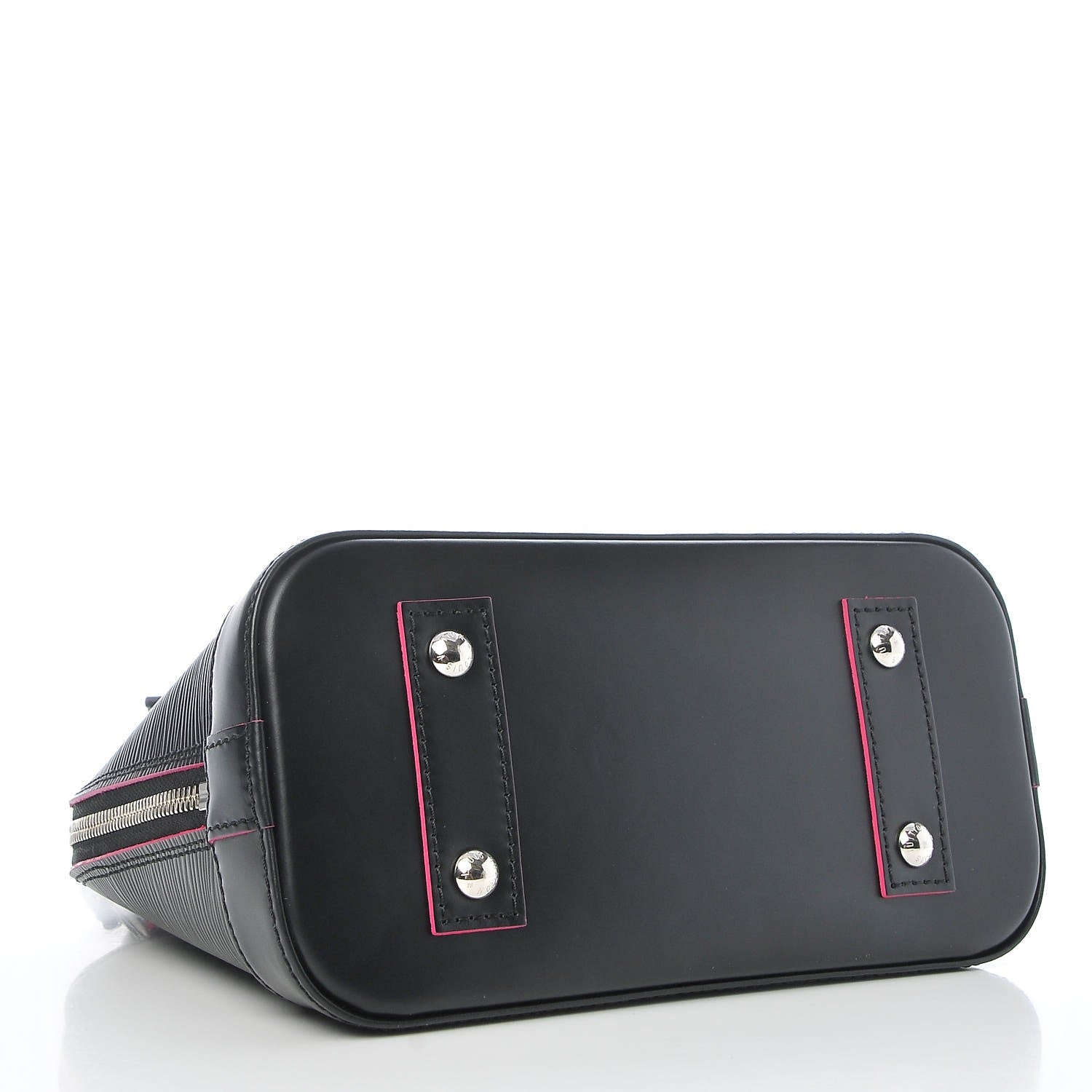 Louis Vuitton Epi Alma BB Black Hot Pink 5 of 8