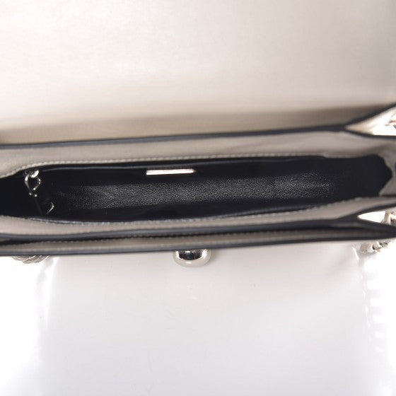 Glace Calfskin Arcade Crossbody Bag Talco