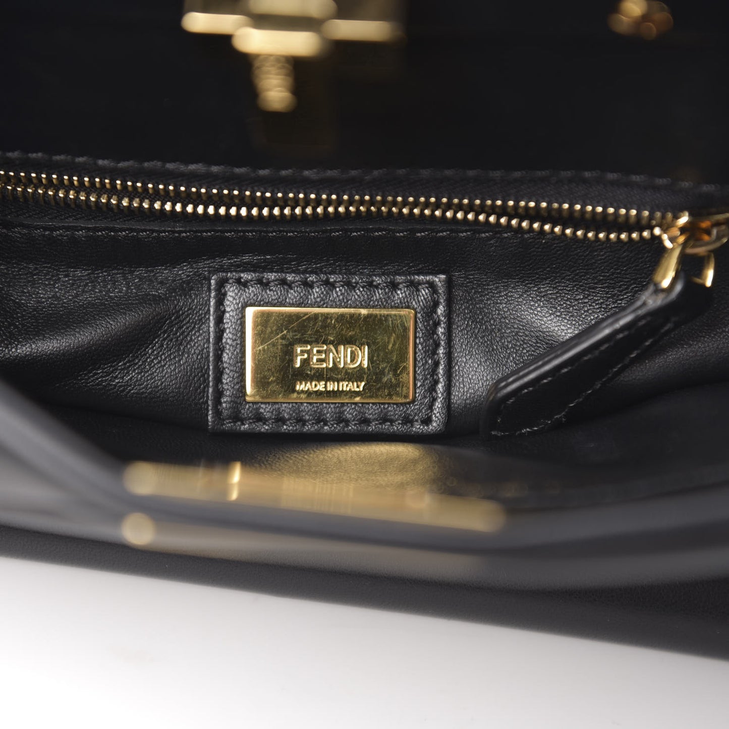 Nappa Mini Peekaboo Iconic Satchel Black