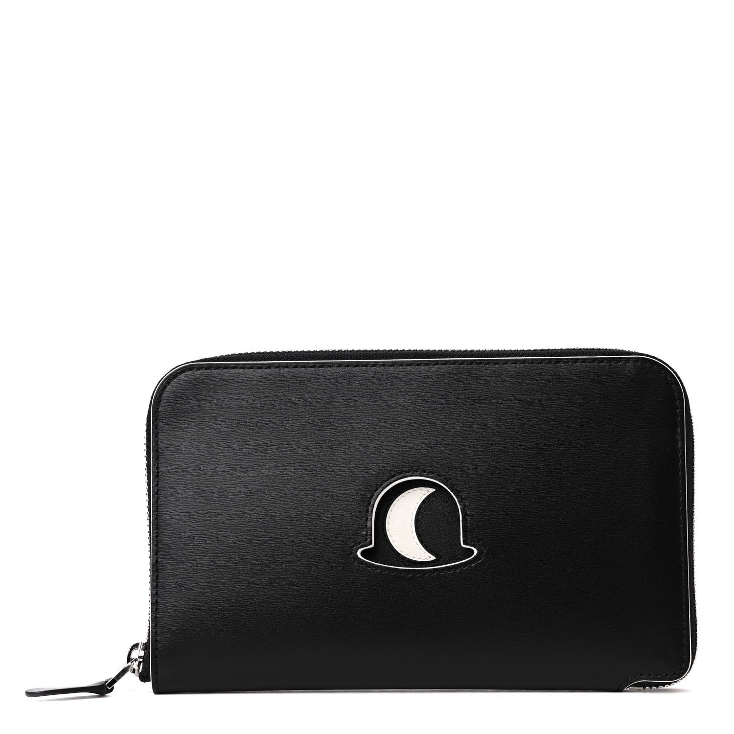 Delvaux Box Calf Bowler Hat Trompe L'œil Multi Wallet Black 2 of 5