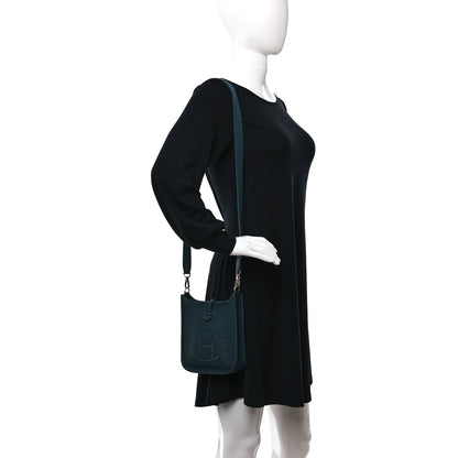 Hermes Taurillon Clemence Evelyne TPM Vert Cypress 2 of 8