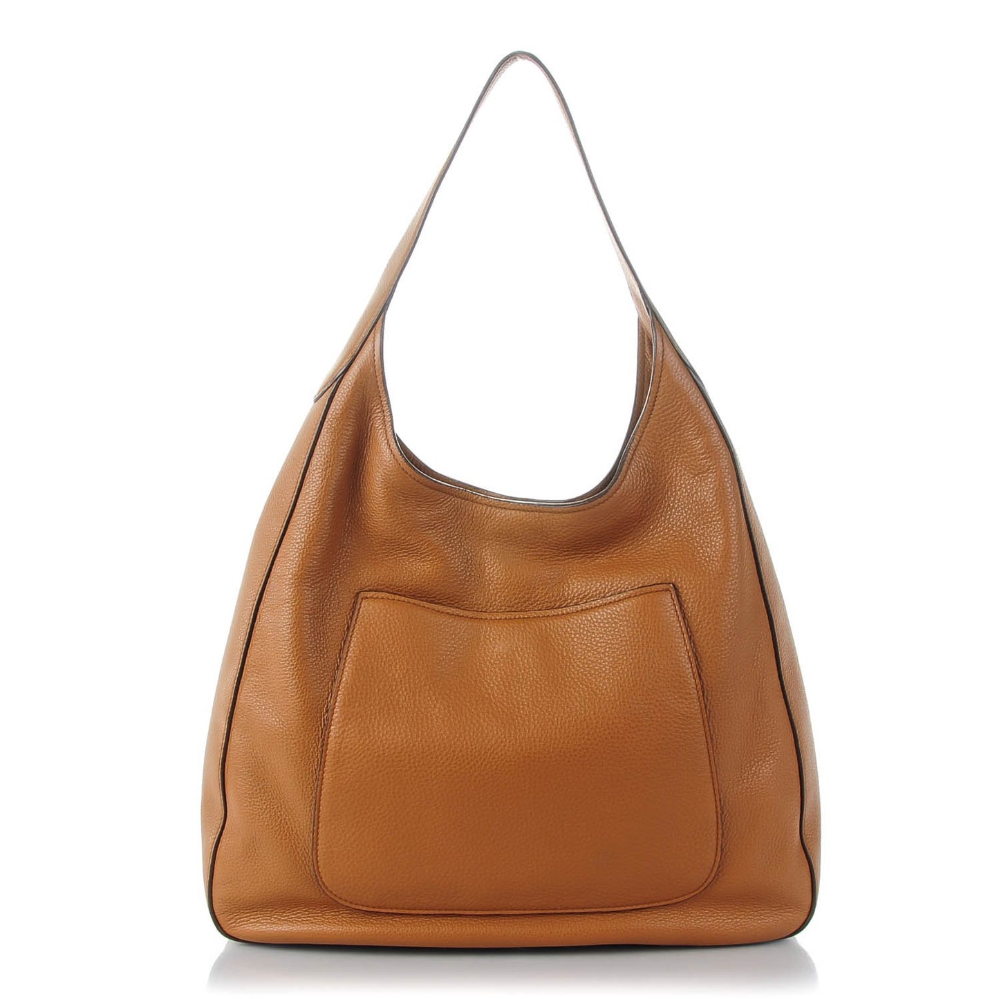 Vitello Daino Medium Pocket Hobo Bag Cannella