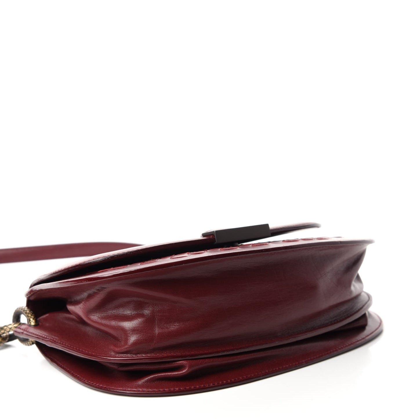 Goatskin Intrecciato Flap Shoulder Bag