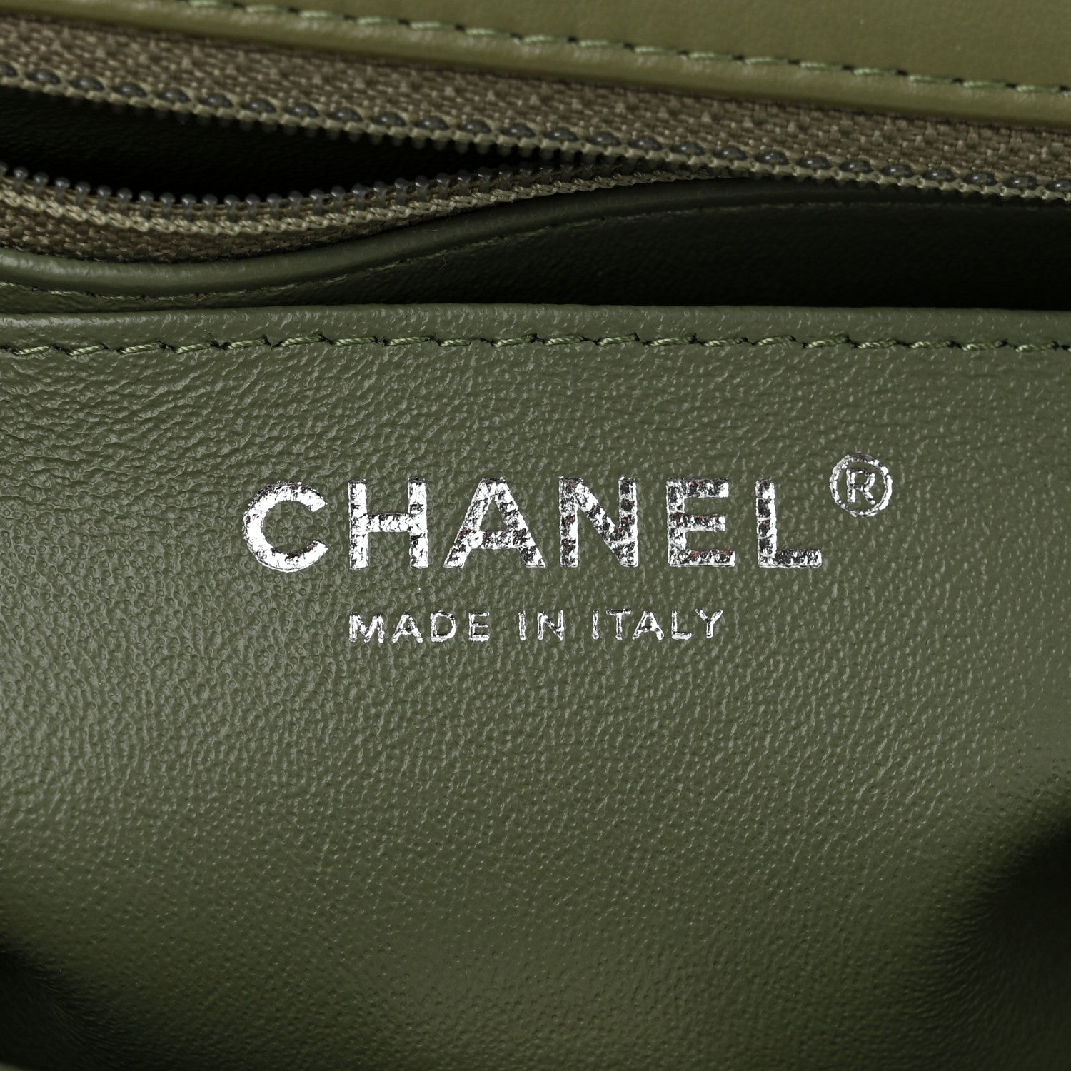 Chanel Lambskin Quilted Mini Rectangular Flap Green 6 of 12