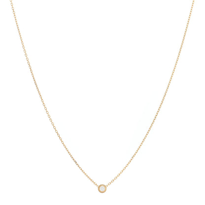 Cartier 18K Yellow Gold Diamond XS D'Amour Pendant Necklace 1 of 5