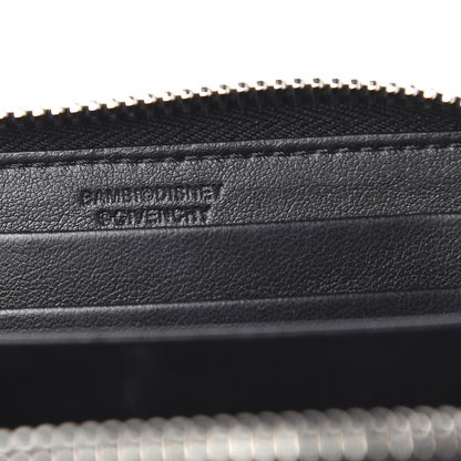Givenchy Calfskin Iconic Bambi Print Mini Zip Wallet Black White 6 of 7