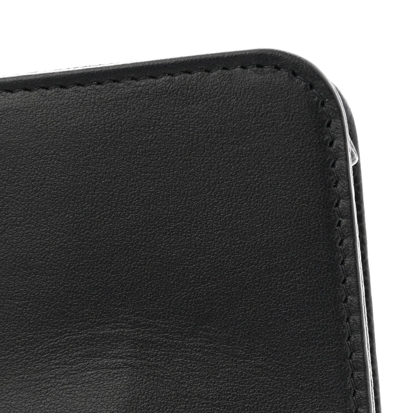 Caviar Camellia Embossed Wallet On Chain WOC Black