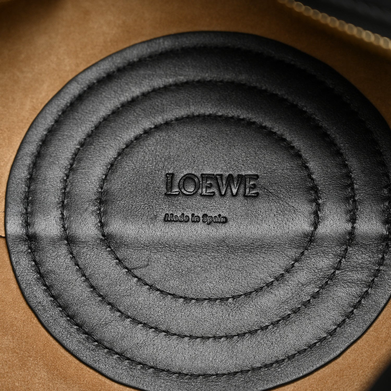 Loewe Shiny Nappa Calfskin Small Paseo Bag Black 6 of 9