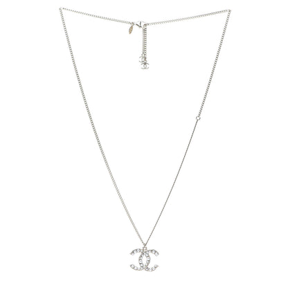 Chanel Pearl CC Pendant Necklace Gold 2 of 3