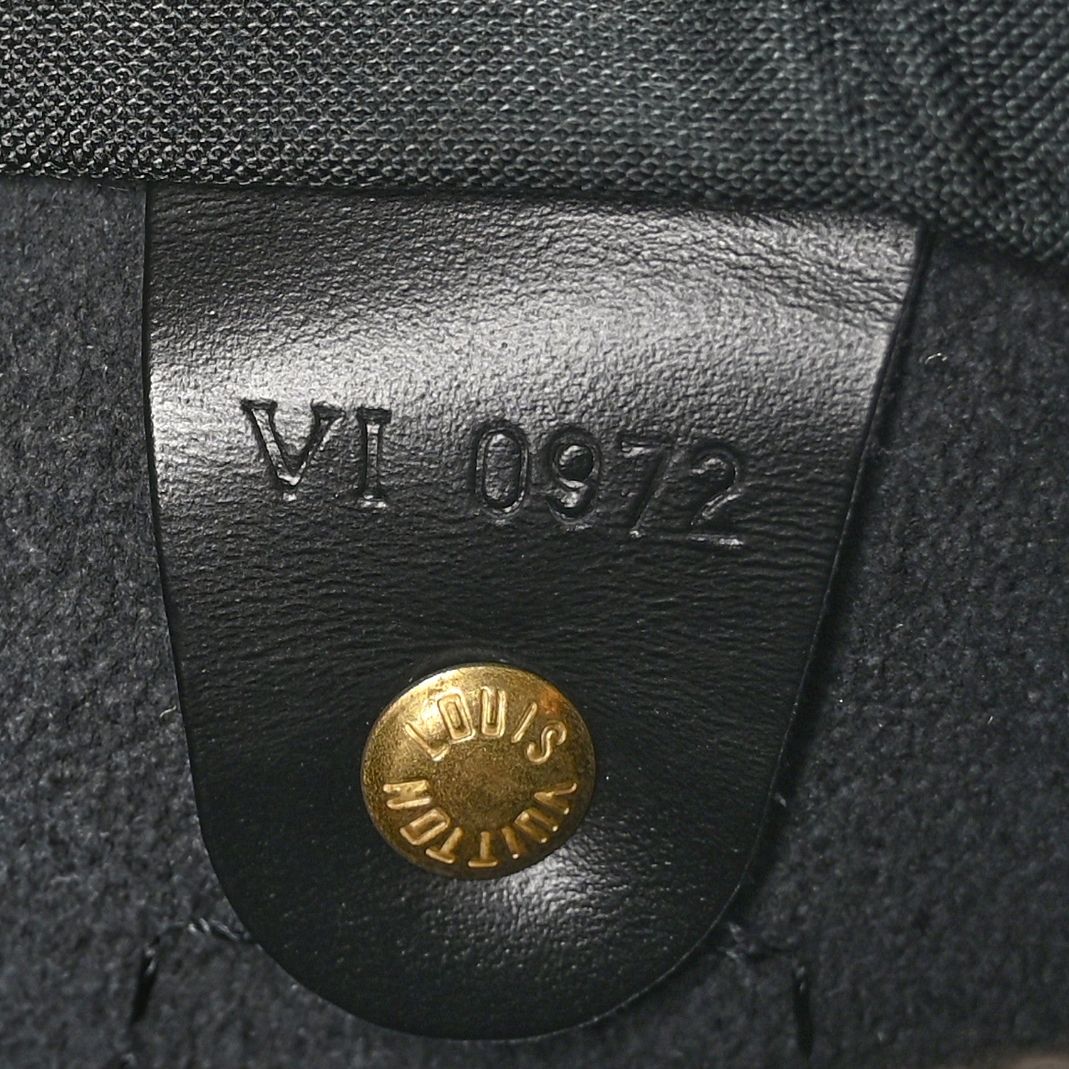 Louis Vuitton Epi Speedy 30 Black 6 of 13