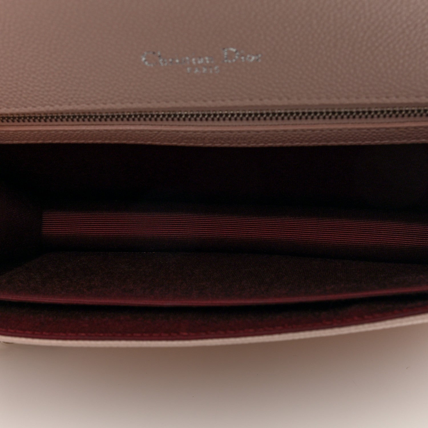 Christian Dior Grained Calfskin Medium Diorama Flap Bag Nude 5 of 9
